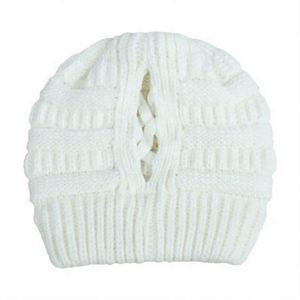 Cache-oreilles polyvalents pour femme, bonnet en laine tricoté, automne et hiver, multicolore, avec ouverture arrière pour le voyage - Product Image 6