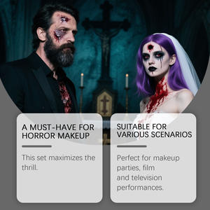 Disfraces de Halloween Body Face Paint Scary Bloody Makeup Blood Pranks Sangre de Halloween - Product Image 4