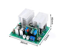 Carte d'entraînement d'onduleur 50HZ d'origine pont de transformateur unique 12V Boost 220V 500W avec stabilisation de tension quasi onde sinusoïdale