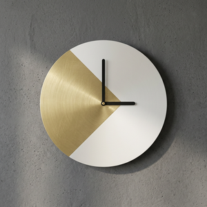 Horloge murale en laiton doré - Product Image 2