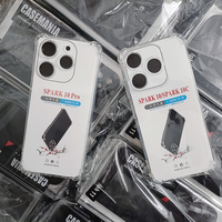 Coque de téléphone portable africaine en gros, pas chère, avec trous aux quatre coins, airbag anti-chute, transparente, en TPU, pour INFINIX NOTE11