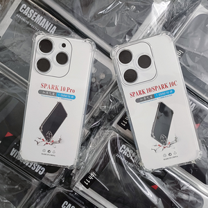 Coque de téléphone portable africaine en gros, <span class=keywords><strong>pas</strong></span> chère, avec trous aux quatre coins, airbag anti-chute, transparente, en TPU, pour INFINIX NOTE11 - Product Image 3