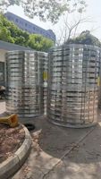 Réservoir d'eau cylindrique en acier inoxydable 304 HUAXIANG, argenté, capacité de 1 à 5000 L, garantie 1 an, pour usage domestique sur toit
