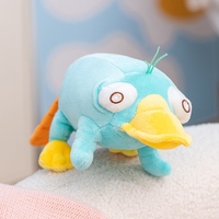 Peluche Mignonne en Forme d'Écrevisse Bleu Doux, Jouet en Tissu Éponge, Idéal pour les Cadeaux de Noël pour Enfants - Vente Chaude