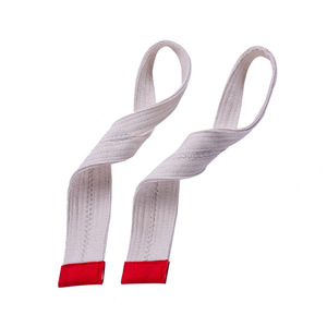 2026 Custom Logo Cotton Power Belt Barbell <b>Dumbbell</b> Bar Hard Pull Fitness <b>Weight</b> Lifting Grip Band Pull-up Hand Strap - Product Image 6