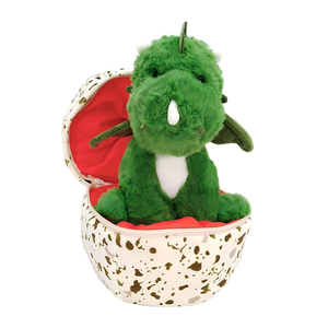 Peluche Dinosauro Verde Cartone Animato, Tirannosauro Rex con Ali, Cuscino Morbido per Bambini, Bambola Animale Imbottita, Cuscino per Bambini - Product Image 1