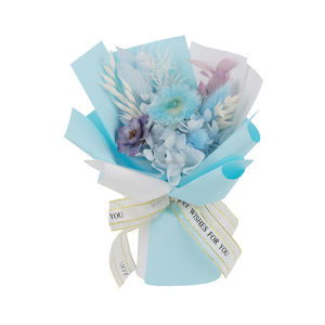 Venta al por mayor personalizada Hortensia Natural Real pequeño girasol preservado para siempre flor eterna ramo de rosas para regalo de Graduación - Product Image 6