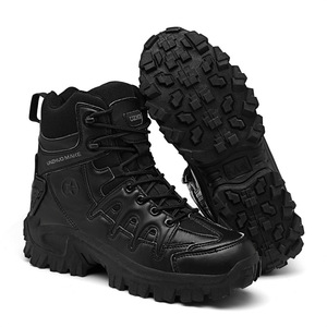 Nouvelles <span class=keywords><strong>Bottes</strong></span> d'extérieur montantes respirantes en cuir synthétique pour hommes, toutes saisons, tout-terrain, collection automne 2024, pour le commerce transfrontalier - Product Image 4