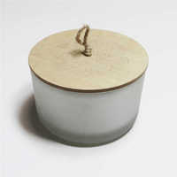Vente en gros couvercle en bambou en bois accepter logo personnalisé bocaux à bougie en bois de bambou couvercles couvercle de pot de stockage pour bocal en verre