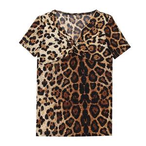 Zy9972 Top da Ballo Latino di Alta Qualità per Donne e Ragazze, <span class=keywords><strong>Sexy</strong></span> in Pizzo con Stampa Leopardata - Product Image 3