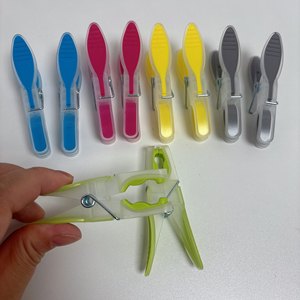 Mollette per Bucato in Plastica PP Resistenti con Impugnatura Morbida in Gomma, Clip Robuste per Stendibiancheria - Product Image 4
