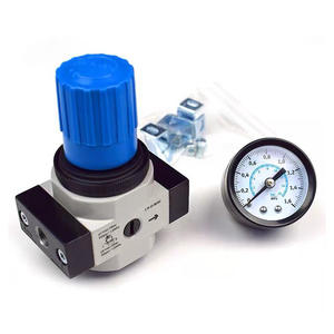 Válvula Reguladora de Presión de Aire de 4 Puntos MIDI para Fuente de Aire de Alta Presión FESTO LR/HR-1/4-MINI, Válvula Reductora de Presión Neumática de 4 Puntos - Product Image 2