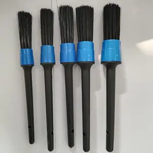 Car Detailing Brushes Set Wire Brush Conditioner Brush for Cleaning Wheels Interior Exterior Leather Motorcycle
