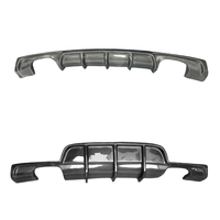 Pour BMW Série 3 F30 spoiler en fibre de carbone lèvre avant diffuseur arrière coque de rétroviseur calandre aileron de requin