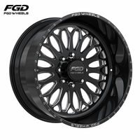 Jantes forgées FGD Super Single 26x14 26x16 28x16 30x16 8 trous pour Chevy Silverado 2500HD Duramax Diesel à jante profonde