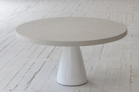 Vintage Retro moderne Möbel Wabi Sabi Couch tisch weißen Beton Tisch runden Holz Couch tisch