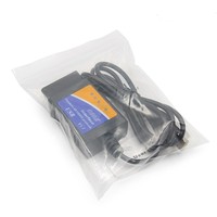 Scanner OBD2 USB ELM327 V15 FixPro avec garantie d'un an pour les voitures OLIVER 12-24V, détection des pannes, prise en charge de l'anglais