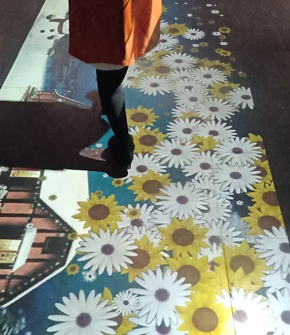 Детский игровой интерактивный напольный проектор Defi