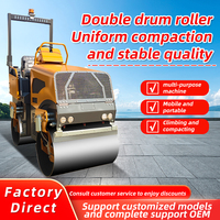 Fabricant chinois de machines de construction routière - Rouleau compresseur vibrant à double tambour, rouleau compresseur routier autoporté à double tambour