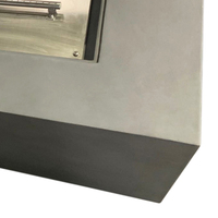 Table d'extérieur pour foyer au gaz en béton