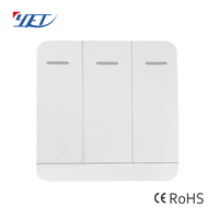 YET2166 1/2/3 botones Control remoto de pared puerta de garaje Control remoto puerta Control remoto interruptor de Control remoto de pared