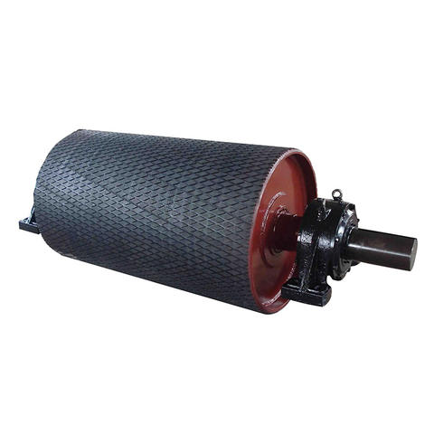 High Quality Heavy-Duty Conveyor Rollers for Industrial Mining Drive System New Condition Rubber Belt Material