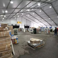 Venta caliente 30x50m Estructura de tienda de almacén de PVC grande resistente para almacenamiento industrial