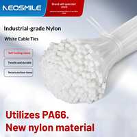 100 attaches-câbles autobloquantes en nylon 66, robustes, résistantes aux UV, en plastique, pour usage industriel et domestique