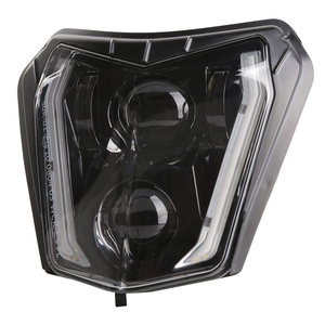Faro LED TIYPEOR, faros delanteros de haz alto/bajo de Halo blanco para <span class=keywords><strong>KTM</strong></span> <span class=keywords><strong>Enduro</strong></span> <span class=keywords><strong>EXC</strong></span> <span class=keywords><strong>F</strong></span> XCW SX 125 250 <span class=keywords><strong>350</strong></span> 450 500 - Product Image 1