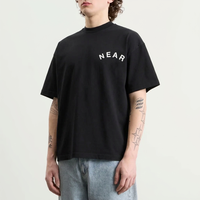 T-shirt pour homme en coton lourd 100% imprimé à l'écran, coupe ample et surdimensionnée