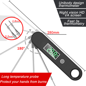 Termómetro Digital de lectura instantánea para carne, para barbacoa, <span class=keywords><strong>horno</strong></span>, cocina, a prueba de agua - Product Image 5