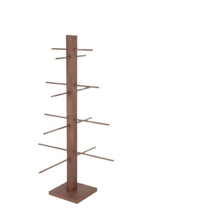 Expositor de Adornos Navideños de Madera, 4 Niveles, Estante Redondo de Escritorio, Color Retro, Soporte para Decoración de Árboles de Madera Maciza - Product Image 3