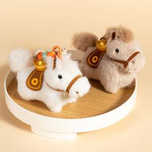 دمية يوانباو إبداعية من القطيفة لعام <span class=keywords><strong>2026</strong></span>، مناسبة كسلسلة مفاتيح، هدية صغيرة لطيفة، زينة لعام المهر، صنع في الصين، هدية للحفلات - Product Image 3