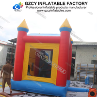 Château gonflable fait sur commande de prix usine avec le matériel d'intérieur/extérieur de PVC d'utilisation commerciale d'installation facile