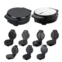 GiaYol 2026 Gaufrier, Grill et Machine à Sandwich 4-en-1 à Plaques Amovibles pour Usage Domestique avec Machine à Petit-Déjeuner GS