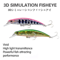 Leurre Minnow Spearhead RYUKI 80S pour la pêche au bar en eau profonde