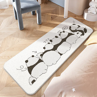 Tapis de chambre en laine d'agneau tissée, motif dessin animé, pour chambre d'enfant, chevet, baie vitrée, maison, tatami