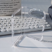 Coque arrière rigide en PC de qualité supérieure pour iPhone 18 pliable, transparente comme du cristal, résistante aux chocs