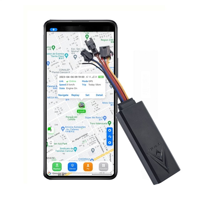 2G Car GPS Tracker Anti Theft Fleet Management Support ACC Door Alarm with SOS and Microphone