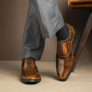 Zapatos de Hombre de Cuero Modelo 2026, Cuero Genuino, Transpirables, Formales, Casuales, Hechos a Mano - Product Image 2