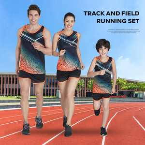 ชุดวิ่งสีไล่ระดับสีประสิทธิภาพสูงวัสดุระบายอากาศเหมาะสำหรับการวิ่งมาราธอนและผู้ใหญ่ทุกเพศ - Product Image 2