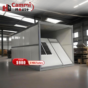 Cammi nhà Modular Tiny gấp có thể tháo rời <span class=keywords><strong>container</strong></span> nhà phẳng gói <span class=keywords><strong>container</strong></span> nhà 20ft prefab <span class=keywords><strong>container</strong></span> nhà cắm trại nhà - Product Image 2