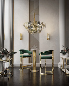 Best-seller Tabourets <span class=keywords><strong>de</strong></span> <span class=keywords><strong>bar</strong></span> en <span class=keywords><strong>velours</strong></span> au design moderne Chaise <span class=keywords><strong>de</strong></span> comptoir pour salle à manger Mobilier <span class=keywords><strong>de</strong></span> salon Chaise <span class=keywords><strong>de</strong></span> <span class=keywords><strong>bar</strong></span> club pour hôtel, fêtes et événements - Product Image 4