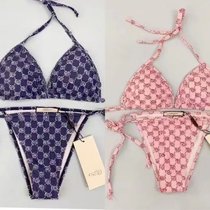 ชุดบิกินี่เซ็กซี่เอวสูงสำหรับผู้หญิง OUTPACE สีพื้น ชุดชั้นในแบบดันทรง ชุด 2 ชิ้น - Product Image 2