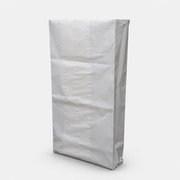 Sacs à fond carré en PE robustes avec système de dégazage en labyrinthe et thermoscellage pour aliments fermentés et matériaux émettant des gaz