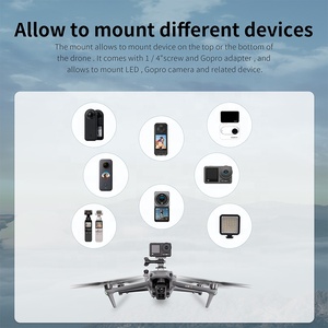 STARTRC lampada di segnalazione multifunzione altoparlante staffa di sede fissa supporto per fotocamera esterna per accessori drone di estensione DJI Air <span class=keywords><strong>3</strong></span> - Product Image 2
