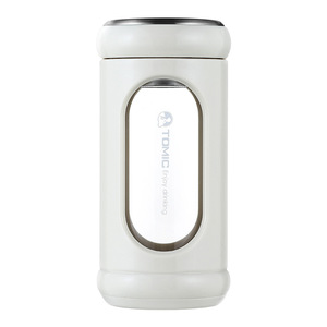 Vaso de vidrio mini de doble pared Tomic, botella de agua portátil a prueba de golpes para mujeres, uso en verano - Product Image 2