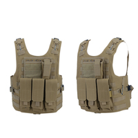 Fuliya gilet de transport tactique multifonctionnel léger à dégagement rapide pour l'extérieur sac gilet tactique porte-plaque réglable