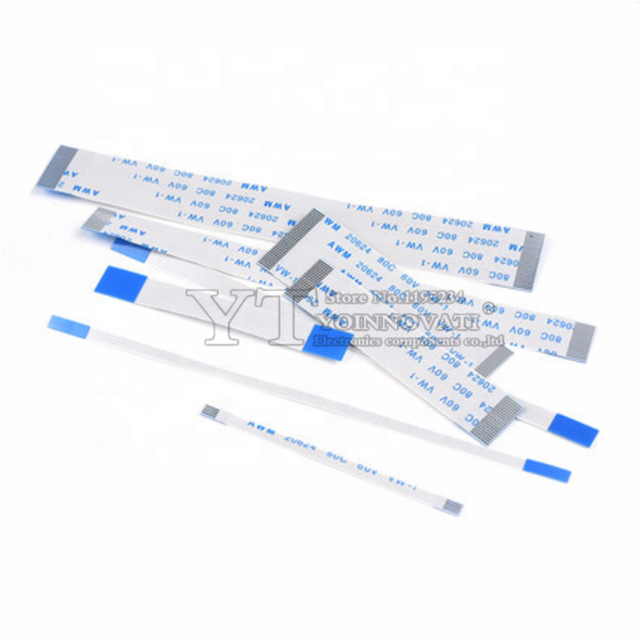 FPC FFC Ribbon Flexible Flat Cable 4/6/8/10/12/14/16/18/20 Pin Pitch 0.5MM 1.0MM A-Type Wire Length 6/10/15/20/25/30/40 CM