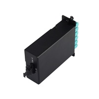 Kustom 1u 96 inti kotak Panel Patch kabinet Terminal distribusi serat optik dengan modul MPO Om4 PLC